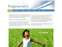 Tablet Screenshot of pragmawork.com